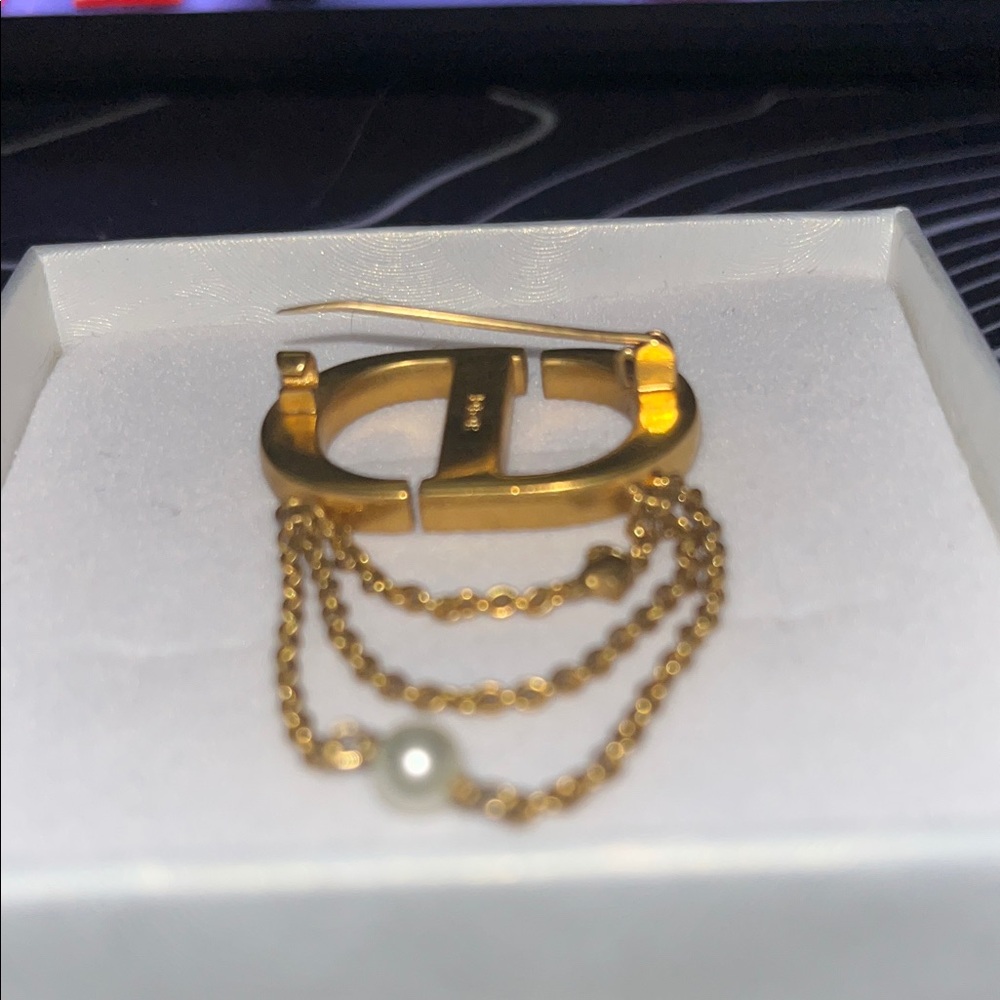 Dior Brooch accessory Brass gold - Picture 4 of 6